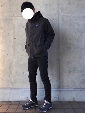 マウンテンパーカーを使った 黒ジャケット の人気ファッションコーディネート Wear