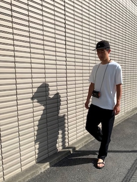 「BEAMS（ビームス）のアイテム（財布/小物）」を使った、HARUKAさん（メンズ・178cm）の秋コーディネート