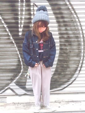 「SPINNS（スピンズ）のアイテム（トップス）」を使った、MIKA◎さん（レディース・151cm）の冬コーディネート