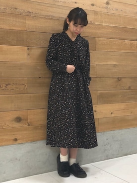 「アイテム（ピアス（両耳用））」を使った、MIKA◎さん（レディース・152cm・20代）の秋コーディネート