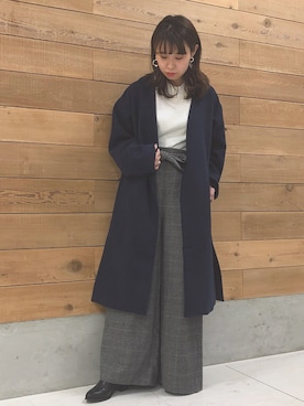 「アイテム（ブーティ）」を使った、MIKA◎さん（レディース・152cm）の秋コーディネート