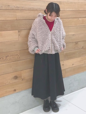 MIKA◎さん（レディース・152cm）の冬コーディネート