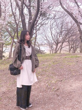 MIKA◎さん（レディース・152cm）の春コーディネート