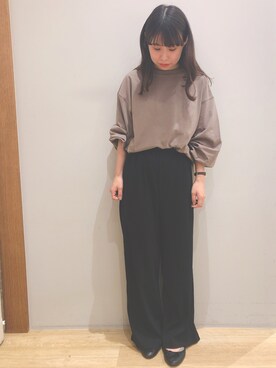 「秋のカフェオレコーデ」｜MIKA◎さん（レディース・152cm）の秋コーディネート
