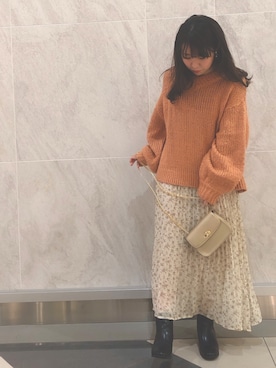 MIKA◎さん（レディース・152cm）の冬コーディネート