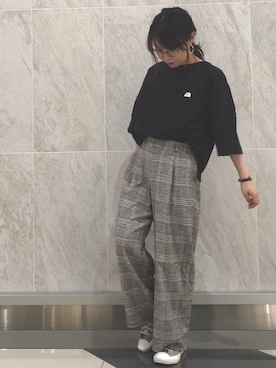 「Lee（リー）のアイテム（トップス）」を使った、MIKA◎さん（レディース・152cm）の春コーディネート