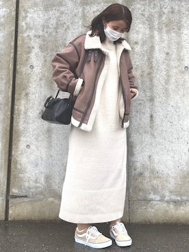 MIKA◎さん（レディース・152cm）の冬コーディネート