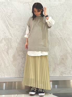 MIKA◎さん（レディース・152cm）の春コーディネート