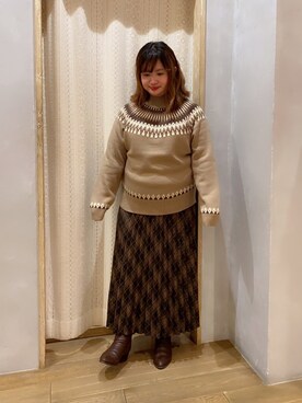 きみぃさん(レディース・158cm)の冬コーディネート