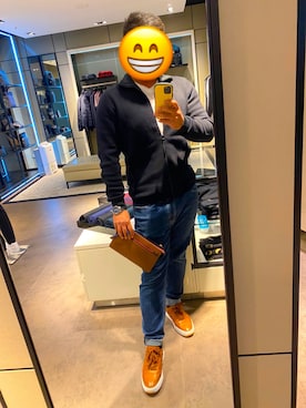 「HUGO BOSS（ヒューゴボス）のアイテム（ジャケット/アウター）」を使った、Ed さん（メンズ・170cm）の冬コーディネート