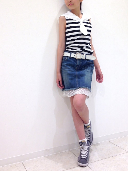 前田優衣 Chubbygangのタンクトップを使ったコーディネート Wear