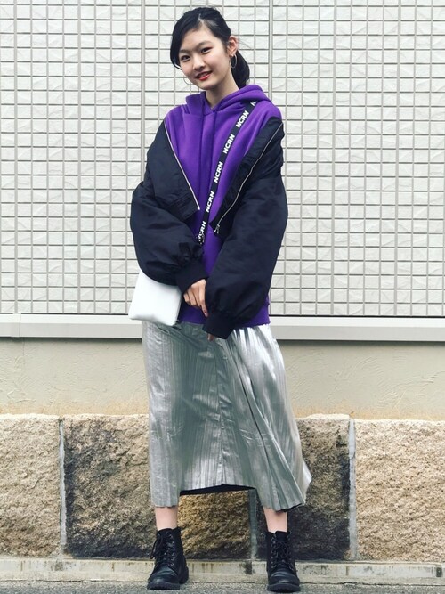前田優衣 Wegoのma 1を使ったコーディネート Wear
