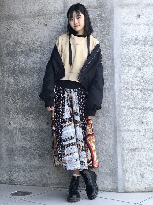 前田優衣 Onespoのパーカーを使ったコーディネート Wear