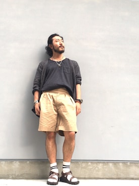crementyさん（メンズ・172cm）の夏コーディネート