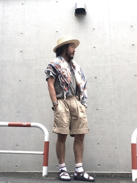 crementyさん（メンズ・172cm）の夏コーディネート