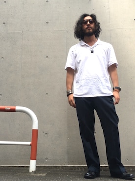 「polo shirts」｜crementyさん（メンズ・172cm）の夏コーディネート