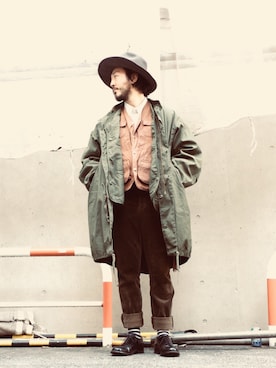 「M65」｜crementyさん（メンズ・172cm）の冬コーディネート