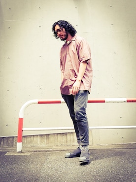 「BY GLADHAND（バイグラッドハンド）のアイテム」を使った、crementyさん（メンズ・172cm）の夏コーディネート