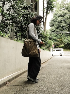 「LA ROCCA（ラロッカ）のアイテム」を使った、crementyさん（メンズ・172cm）の夏コーディネート