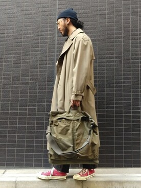 「tim.（ティム）のアイテム（ジャケット/アウター）」を使った、crementyさん（メンズ・172cm）の秋コーディネート