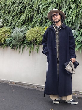 「アーミー」｜「アイテム（ジャケット/アウター）」を使った、crementyさん（メンズ・172cm）の秋コーディネート