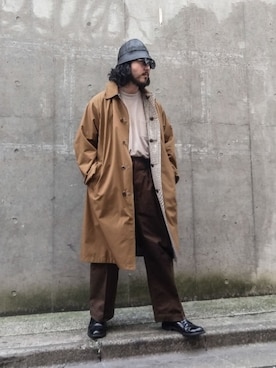 「UNPERFECT（アンパーフェクト）のアイテム」を使った、crementyさん（メンズ・172cm）の冬コーディネート