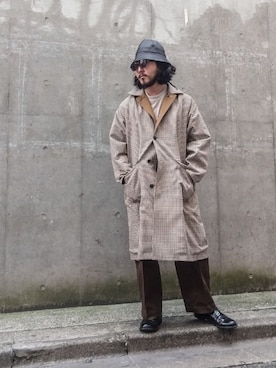 「UNPERFECT（アンパーフェクト）のアイテム」を使った、crementyさん（メンズ・172cm）の冬コーディネート