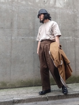 「UNPERFECT（アンパーフェクト）のアイテム」を使った、crementyさん（メンズ・172cm）の冬コーディネート