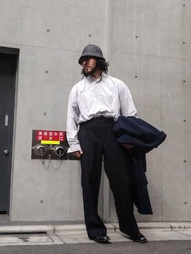 「bukht」｜「アイテム（帽子）」を使った、crementyさん（メンズ・172cm）の冬コーディネート