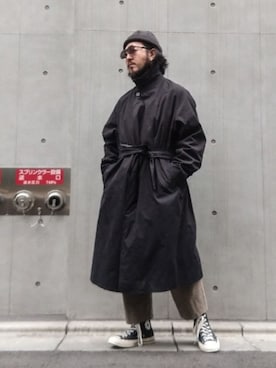 「STUDIO SEVEN（スタジオ セブン）のアイテム（帽子）」を使った、crementyさん（メンズ・172cm）の春コーディネート
