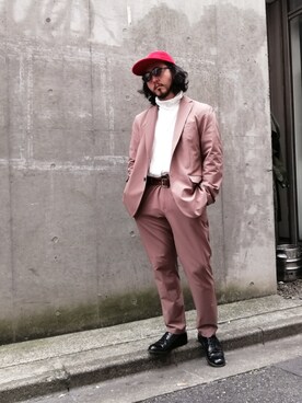 Gu ジーユー のセットアップ ピンク系 を使った人気ファッションコーディネート Wear