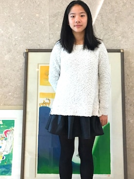 「Abercrombie&Fitch（アバークロンビーアンドフィッチ）のアイテム」を使った、Dongsoonさん（キッズ・159cm）の春コーディネート