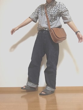 「ironari（イロナリ）のアイテム」を使った、Nさん（レディース・162cm）の夏コーディネート