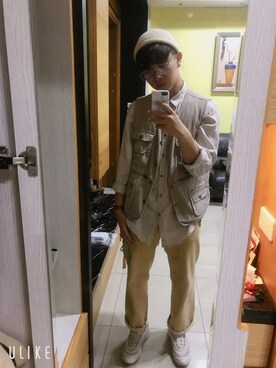 「So Nice（ソーナイス）のアイテム」を使った、carrrrrr0512さん（メンズ・173cm）の春コーディネート