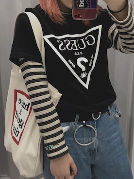 「Fone（エフワン）のアイテム」を使った、︎y u k i さん（レディース・151cm）の秋コーディネート