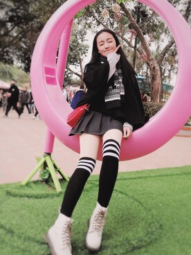 「Etam（エタム）のアイテム」を使った、dokidoki_Osehunさん（レディース・165cm）の冬コーディネート