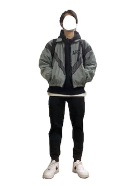 「研究室」｜hiroさん（メンズ・176cm）の冬コーディネート