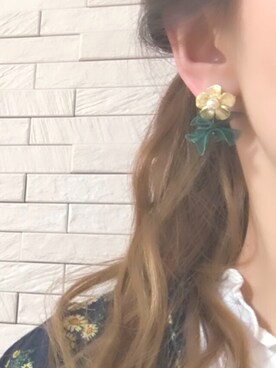 「オーガンジー」｜「アイテム（シャツワンピース）」を使った、maa-♡さん（レディース・164cm）の春コーディネート