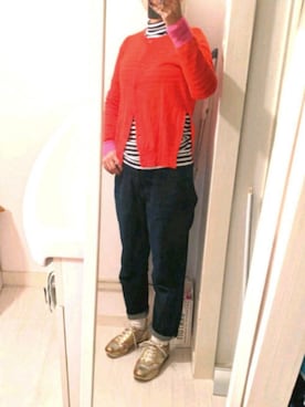「Marc by Marc Jacobs（マークバイマークジェイコブス）のアイテム（シューズ）」を使った、チャミさん（レディース・151cm）の冬コーディネート