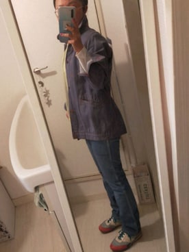 「Marc by Marc Jacobs（マークバイマークジェイコブス）のアイテム（シューズ）」を使った、チャミさん（レディース・151cm）の冬コーディネート