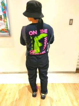 「green（グリーン）のアイテム」を使った、チャミさん（レディース・151cm）の春コーディネート