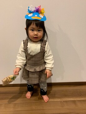 「1歳5ヶ月」｜「アイテム（その他）」を使った、aiさん（キッズ・80cm）の冬コーディネート