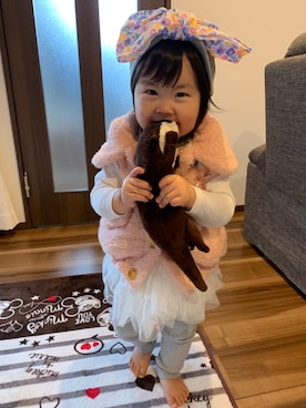 「1歳6ヶ月」｜「アイテム（その他）」を使った、aiさん（キッズ・80cm）の春コーディネート