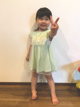 aiさん（キッズ・90cm）の夏コーディネート