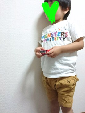 「BIT'Z（ビッツ）のアイテム」を使った、りーさんさん（キッズ・100cm）の夏コーディネート