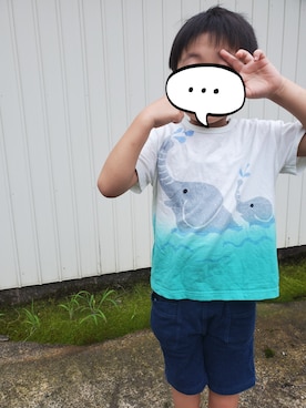 「BIT'Z（ビッツ）のアイテム」を使った、りーさんさん（キッズ・110cm）の夏コーディネート