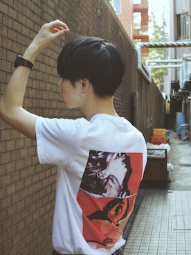 「Lui's（ルイス）のナローベルト（ベルト）」を使った、ittoさん（メンズ・173cm）の夏コーディネート