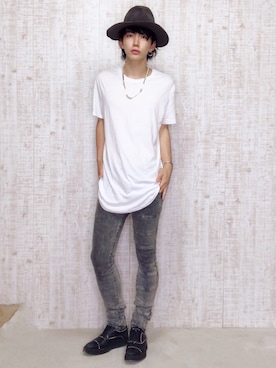 「シャリーフ(SHAREEF)」｜「アイテム（アクセサリー）」を使った、soraさん（メンズ・174cm）の夏コーディネート