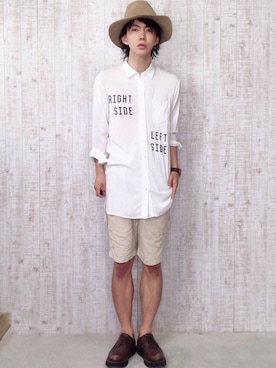 「nonnative（ノンネイティブ）のアイテム（チノパンツ）」を使った、soraさん（メンズ・174cm）の夏コーディネート