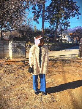 sanaさん（レディース・154cm）の冬コーディネート